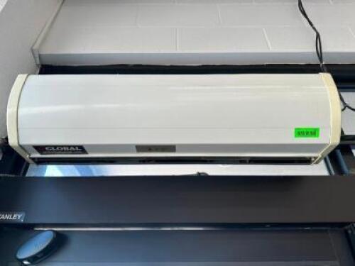 DESCRIPTION GLOBAL INDUSTRIES 36" AIR CURTAIN BRAND / MODEL: GLOBAL INDUSTRIES 246608 ADDITIONAL INFORMATION TOOLS AND LABOR REQUIRED FOR REMOVAL. LOC