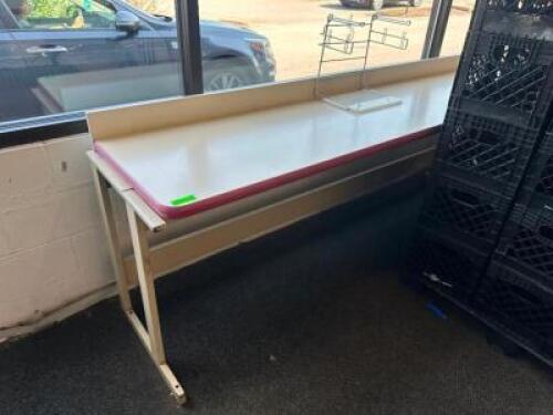 DESCRIPTION (2) 72" X 24" COMPOSITE TABLES ADDITIONAL INFORMATION CONTENTS ARE NOT INCLUDED THIS LOT IS: SOLD BY THE PIECE LOCATION FRONT QTY 2