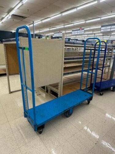 DESCRIPTION 60" NARROW METAL WAREHOUSE CART LOCATION FRONT QTY 1