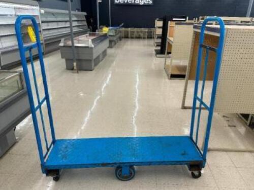 DESCRIPTION 60" NARROW METAL WAREHOUSE CART LOCATION FRONT QTY 1