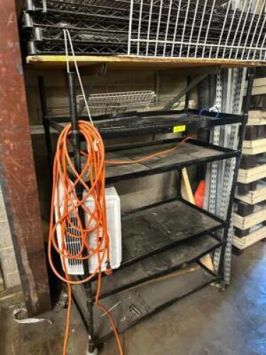 DESCRIPTION 48" X 12" BLACK WIRE SHELF LOCATION BACK ROOM QTY 1