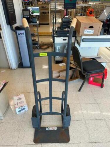 DESCRIPTION HEAVY DUTY TWO WHEEL HAND TRUCK LOCATION FRONT QTY 1