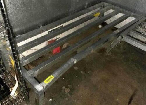 DESCRIPTION (3) 48" ALUMINUM DUNNAGE RACKS BRAND / MODEL: BRAND / MODEL: THIS LOT IS: SOLD BY THE PIECE LOCATION WALK IN QTY 3