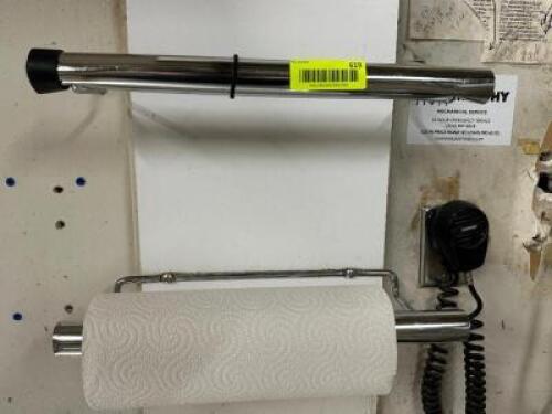 DESCRIPTION (2) GROUP WALL MOUNTED PAPER TOWEL DISPENSER. LOCATION BACK ROOM QTY 1