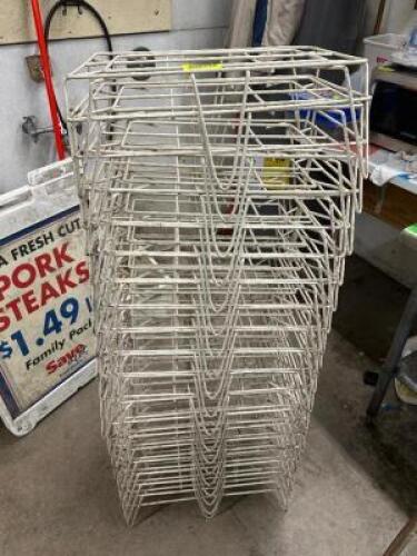 DESCRIPTION (1) LOT OF WIRE SHELVING INSERTS. LOCATION BACK ROOM QTY 1