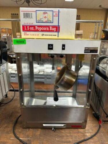 DESCRIPTION APW POPCORN MAKER BRAND / MODEL: MPC-1A LOCATION BANQUET ROOM TABLE 2 QTY 1