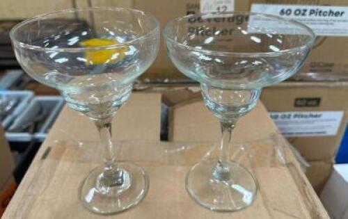 DESCRIPTION (24) COCKTAIL GLASSES THIS LOT IS: SOLD BY THE PIECE LOCATION BANQUET ROOM TABLE 1 QTY 24