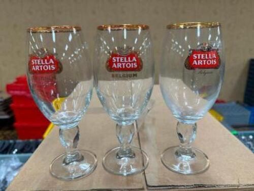 DESCRIPTION (24) STELLA CHALICES THIS LOT IS: SOLD BY THE PIECE LOCATION BANQUET ROOM TABLE 1 QTY 24