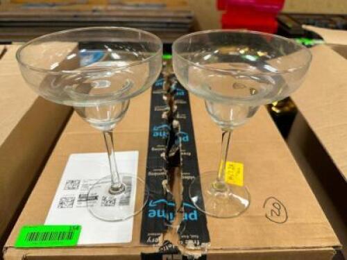 DESCRIPTION (20) CHAMPAGNE GLASSES THIS LOT IS: SOLD BY THE PIECE LOCATION BANQUET ROOM TABLE 1 QTY 20