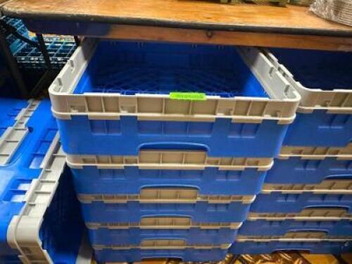 DESCRIPTION (5) PLASTIC DISHWASHER RACKS THIS LOT IS: SOLD BY THE PIECE LOCATION BANQUET ROOM TABLE 1 QTY 5