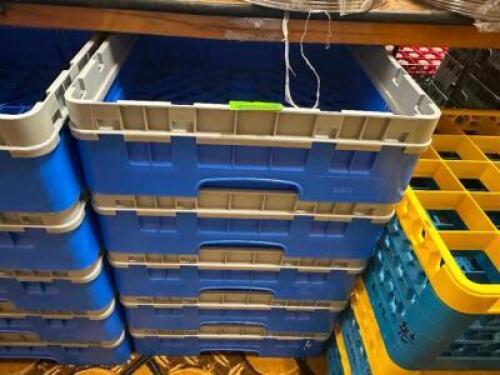 DESCRIPTION (5) PLASTIC DISHWASHER RACKS THIS LOT IS: SOLD BY THE PIECE LOCATION BANQUET ROOM TABLE 1 QTY 5