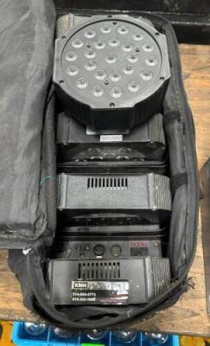 DESCRIPTION: (5) LED PAR CAN LIGHTS BRAND/MODEL: BLIZZARD Q12W LOCATION: BANQUET HALL QTY: 5