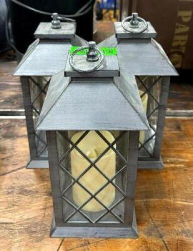 DESCRIPTION: (3) LANTERNS LOCATION: BANQUET HALL QTY: 3
