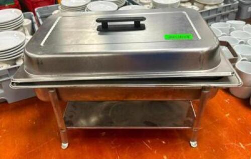 DESCRIPTION: COMPLETE CHAFING DISH SET LOCATION: BANQUET HALL QTY: 1