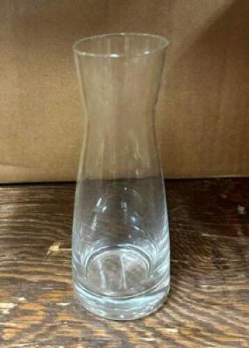 DESCRIPTION: (50) SMALL GLASS CARAFES LOCATION: BANQUET HALL QTY: 50