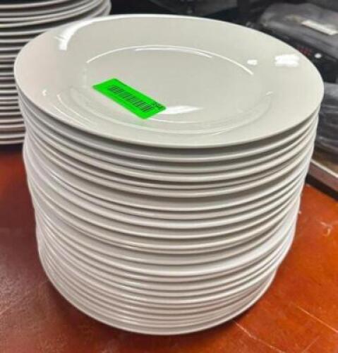 DESCRIPTION: (24) 10.5" CHINA PLATES LOCATION: BANQUET HALL QTY: 24