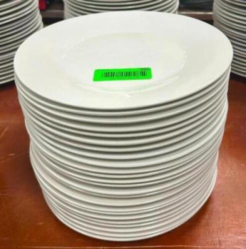 DESCRIPTION: (24) 10.5" CHINA PLATES LOCATION: BANQUET HALL QTY: 24