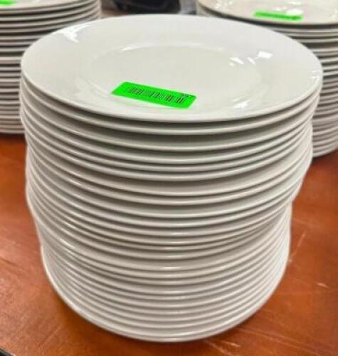 DESCRIPTION: (24) 10.5" CHINA PLATES LOCATION: BANQUET HALL QTY: 24