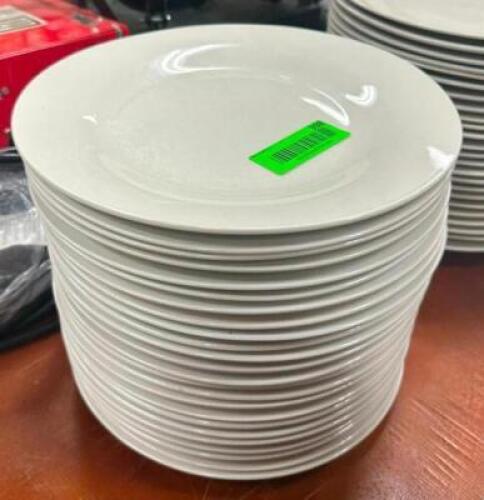 DESCRIPTION: (24) 10.5" CHINA PLATES LOCATION: BANQUET HALL QTY: 24
