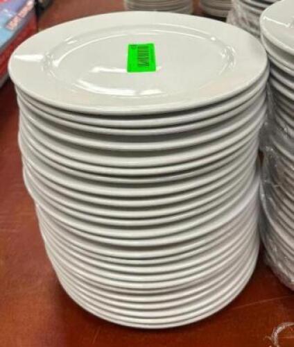 DESCRIPTION: (24) 9" CHINA PLATES LOCATION: BANQUET HALL QTY: 24