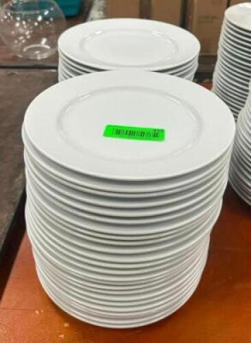 DESCRIPTION: (48) 9" CHINA PLATES LOCATION: BANQUET HALL QTY: 48