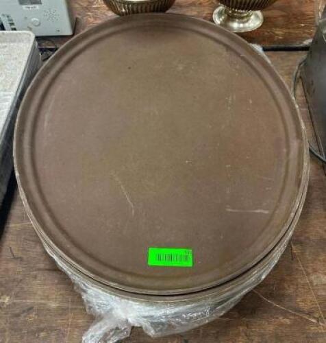 DESCRIPTION: (11) SERVING TRAYS SIZE: 27"X22" LOCATION: BANQUET HALL QTY: 11