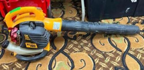 DESCRIPTION: 25CC GAS BLOWER BRAND/MODEL: POULAN PRO BVM200FE LOCATION: BANQUET HALL QTY: 1