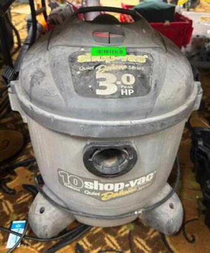 DESCRIPTION: 10 GALLON SHOP VAC BRAND/MODEL: SHOP VAC LOCATION: BANQUET HALL QTY: 1