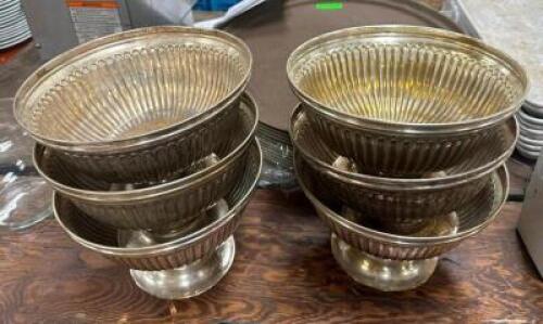 DESCRIPTION: (6) PLATED BOWLS LOCATION: BANQUET HALL QTY: 6
