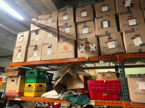 DESCRIPTION CONTENTS OF SHELF - LARGE LOT OF ASSORTED LINENS, CHAIR COVERS, AND TABLE SKIRTS ADDITIONAL INFORMATION ASSORTED COLORS AND SIZES THIS LOT