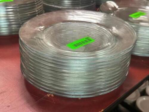 DESCRIPTION: (12) - GLASS DINNER PLATES THIS LOT IS: SOLD BY THE PIECE QTY: 12