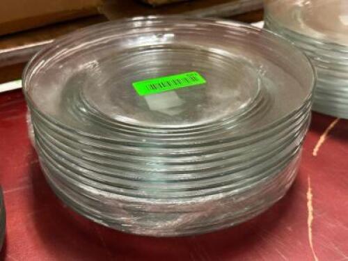 DESCRIPTION: (12) - GLASS DINNER PLATES THIS LOT IS: SOLD BY THE PIECE QTY: 12