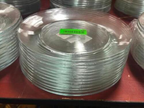 DESCRIPTION: (12) - GLASS DINNER PLATES THIS LOT IS: SOLD BY THE PIECE QTY: 12