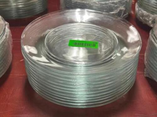 DESCRIPTION: (12) - GLASS DINNER PLATES THIS LOT IS: SOLD BY THE PIECE QTY: 12