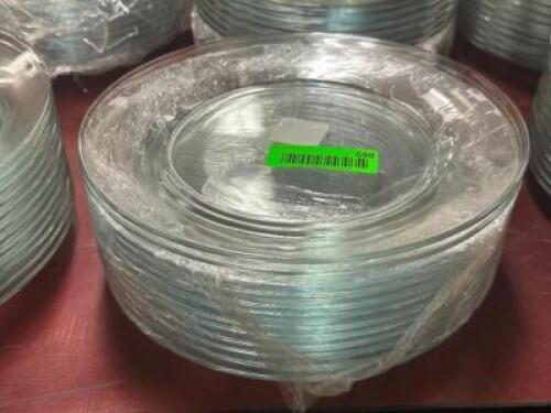 DESCRIPTION: (12) - GLASS DINNER PLATES THIS LOT IS: SOLD BY THE PIECE QTY: 12