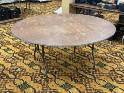 DESCRIPTION: (2) - 5 FT. ROUND TABLES THIS LOT IS: SOLD BY THE PIECE QTY: 2