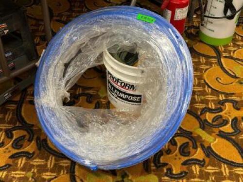 DESCRIPTION: ROLL OF PEX AND HARDWARE THIS LOT IS: ONE MONEY QTY: 1
