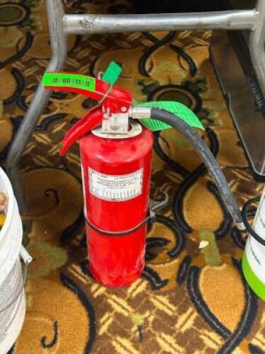 DESCRIPTION: FIRE EXTINGUISHER THIS LOT IS: ONE MONEY QTY: 1