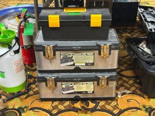 DESCRIPTION: HD TOOL BOXES ADDITIONAL INFORMATION: EMPTY THIS LOT IS: SOLD BY THE PIECE QTY: 3