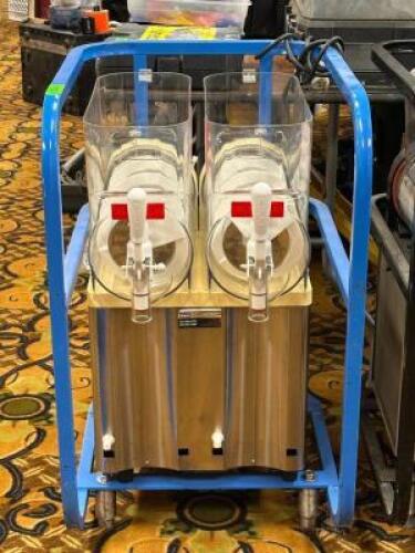 DESCRIPTION: TWIN FROZEN BEVERAGE MACHINE BRAND / MODEL: SENCOTEL SGHZ 228 THIS LOT IS: ONE MONEY QTY: 1