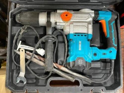 DESCRIPTION: ROTARY HAMMER THIS LOT IS: ONE MONEY QTY: 1