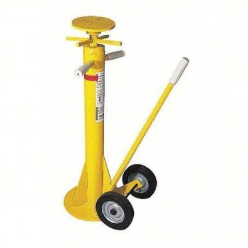 DESCRIPTION: (1) TRAILER STABILIZING JACK BRAND/MODEL: DAYTON #1F144 INFORMATION: YELLOW, SPIN TOP, 40000 LB CAPACITY SIZE: 39" RETAIL$: $345.22 EA QT