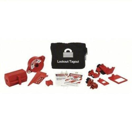 DESCRIPTION: (4) PORTABLE LOCKOUT KIT BRAND/MODEL: BRADY #3WNZ7 INFORMATION: BLACK CARRY CASE, NO PADLOCKS RETAIL$: $161.75 EA QTY: 4