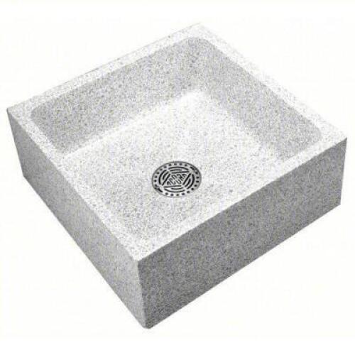 DESCRIPTION: (1) MOP SINK BRAND/MODEL: TERRAZZO-WARE #19RU60 INFORMATION: TAN, SQUARE SIZE: 20" L X 20" W X 8" RETAIL$: $285.12 EA QTY: 1