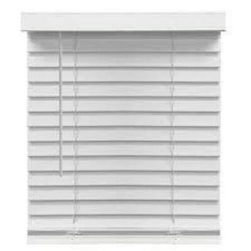 DESCRIPTION: (2) BOXES OF FAUX WOOD CORDLESS BLINDS BRAND/MODEL: #CFB20SW-36X48 INFORMATION: SMOOTH WHITE / E02 SIZE: 36" X 48" RETAIL$: $55.48 EA QTY