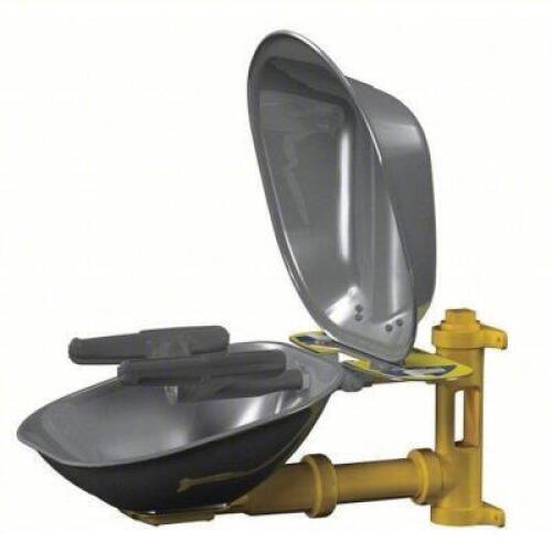 DESCRIPTION: (1) PLUMBED EYEWASH STATION BRAND/MODEL: BRADLEY #6DGY1 INFORMATION: STAINLESS STEEL BOWL, EYES AND FACE COVERAGE, STANDARD WALL MOUNT RE