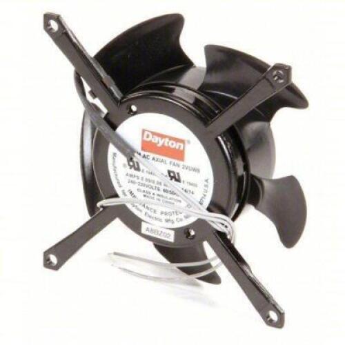 DESCRIPTION: (5) STANDARD SKELETON AXIAL FAN BRAND/MODEL: DAYTON #2VUW8 INFORMATION: 110/92, IP20, ALUMINUM, BALL, 230V AC SIZE: 4 7/16 IN HT, 1 1/2 I