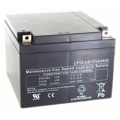 DESCRIPTION: (1) SEALED LEAD ACID BATTERY BRAND/MODEL: EDWARDS #16X249 INFORMATION: 12V DC, 18 AH CAPACITY, 6.59 IN HT, 3.01 IN WD, 7.14 IN DP, ABS RE