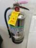 WET CHEMICAL FIRE EXTINGUISHER W/ 2021 CHARGE.