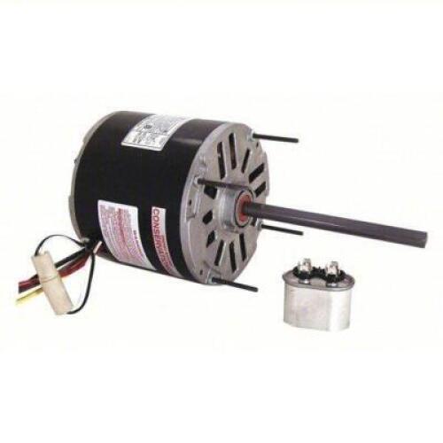 DESCRIPTION: (1) CONDENSER FAN MOTOR BRAND/MODEL: CENTURY #4MB93 INFORMATION: STUD MOUNT, OPEN AIR-OVER, 1/3 HP, 1,075 NAMEPLATE RPM, 2 SPEED, AUTO RE